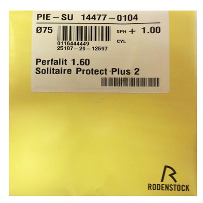 Perfalit 1.6 Solitaire Protect Plus 2 (Сферические, Астигматика)